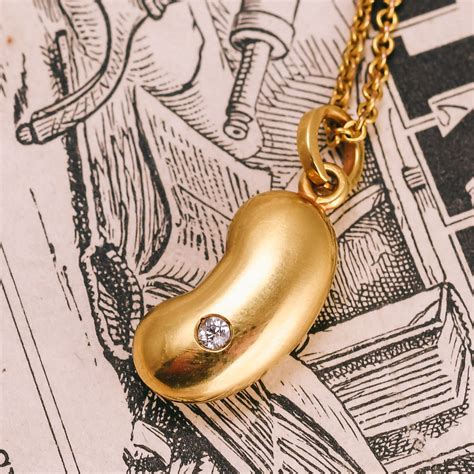 Victorian Diamond "Lucky Bean" Charm – Butter Lane Antiques