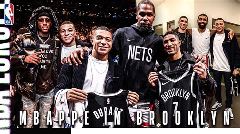 ⚽ KYLIAN MBAPPE at BROOKLYN NETS 🔥 talks VICTOR WEMBANYAMA, his NBA ALL ...