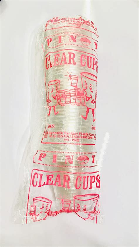 Clear Cups 5oz 50pcs - Bohol Grocery