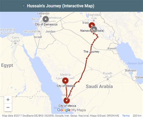 Battle Of Karbala Map