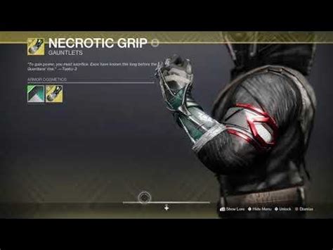 Destiny 2 Season of the Lost: Necrotic Grip Ornament - YouTube