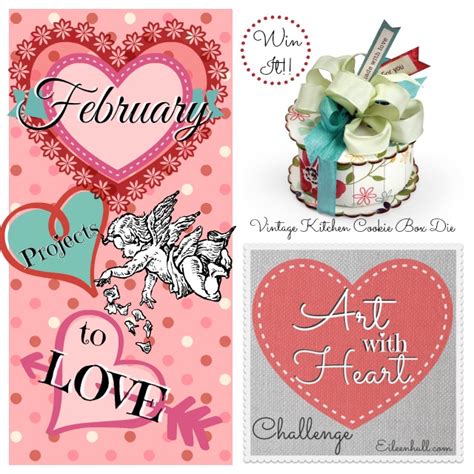 Art with Heart Challenge February: Projects to Love - Eileen Hull