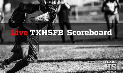 Live Scores: Texas High School Football Scoreboard