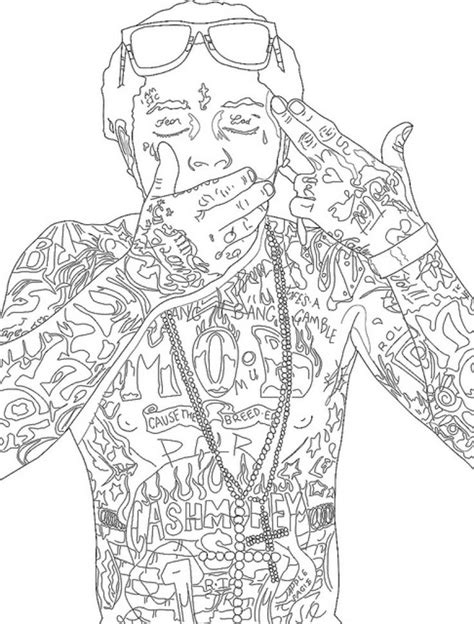 Tupac Coloring Pages