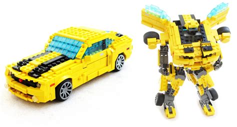 LEGO Chevrolet Camaro Turns Into Transformer Bumblebee - autoevolution