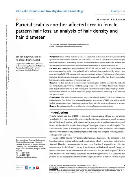 (PDF) Parietal scalp is another affected area in female pattern hair ...