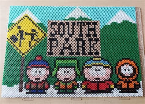 Not a big South Park fan, but I love this piece! #perler #perlerart #perlerbeads #hamabeads # ...