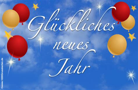 Glückliches neues Jahr - Silvester, E-Cards