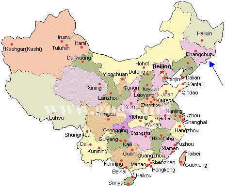 Changchun Map - China