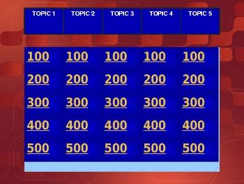 Jeopardy® Game Template by Dynamic Math | Teachers Pay Teachers