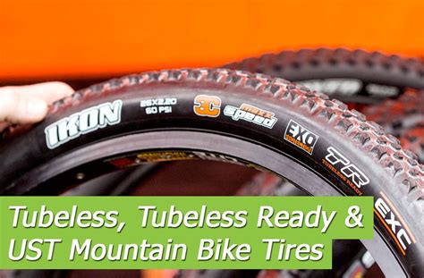 Tubeless, Tubeless Ready & UST Mountain Bike Tires | Mountain bike ...