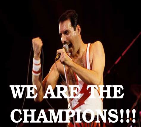 Queen We Are The Champions Lyrics Printable