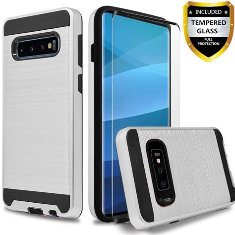 Samsung Galaxy S10e Case, 2-Piece Style Hybrid Shockproof Hard Case ...