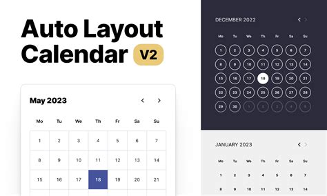 Calendar - Auto Layout | Figma