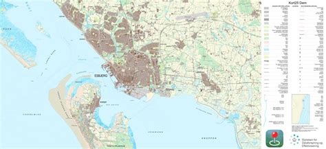 Esbjerg Ø (1:25,000 scale) Map by Kortforsyningen | Avenza Maps