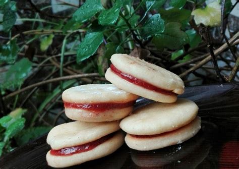 Alfajores de limón con fruta o dulce de membrillo 😊 Receta de Gaby- Cookpad