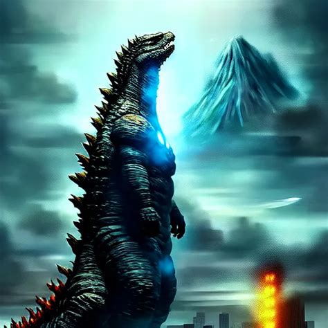 epic professional digital art of Godzilla best on | Stable Diffusion ...