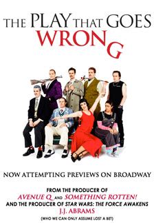 The Play That Goes Wrong Broadway Tickets : New World Stages: Stage 4 : Broadway Show : New York ...