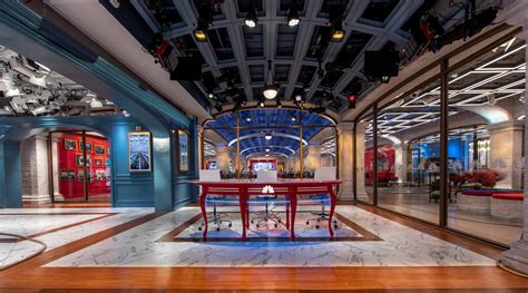 NBC News Studio N1 Broadcast Set Design Gallery