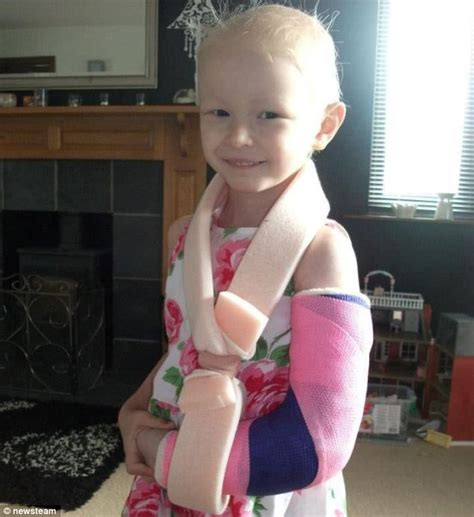 Girl, 6, makes amazing recovery after doctors amputate her arm to treat ...