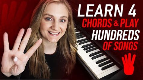 Learn 4 Chords & Play HUNDREDS Of Songs On Piano in 2024 | Songs, Piano ...