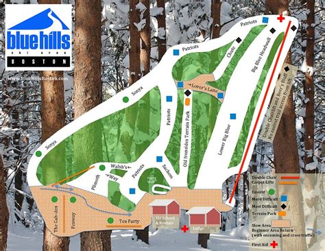 Blue Hills Ski Trail Map Free Download