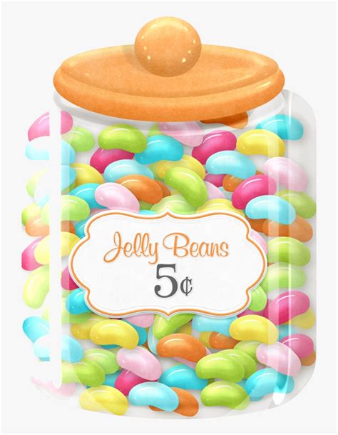 Jar Of Candy Clipart Jelly Beans Free Transparent Png - Jar Of Jelly ...