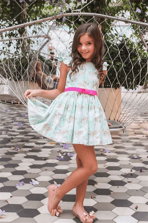 AMANDA UNICORN FOREST MINT | Little girl models, Cute girl dresses, Amanda dress