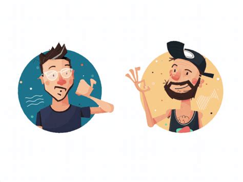 Friends, Animated on Behance