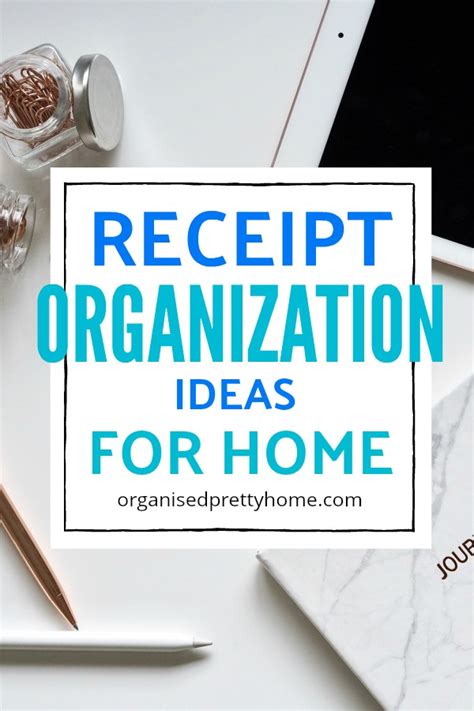 Best Tips For Organizing Receipts At Home - Organised Pretty Home