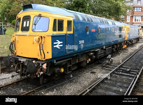 A 1960 British Rail Bo-Bo Class 33 "Crompton" Diesel Locomotive no Stock Photo, Royalty Free ...