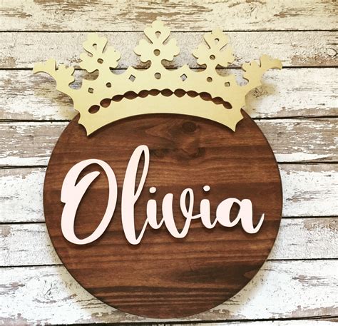 Princess Princess Decor Princess Sign Wooden Sign Wood | Etsy