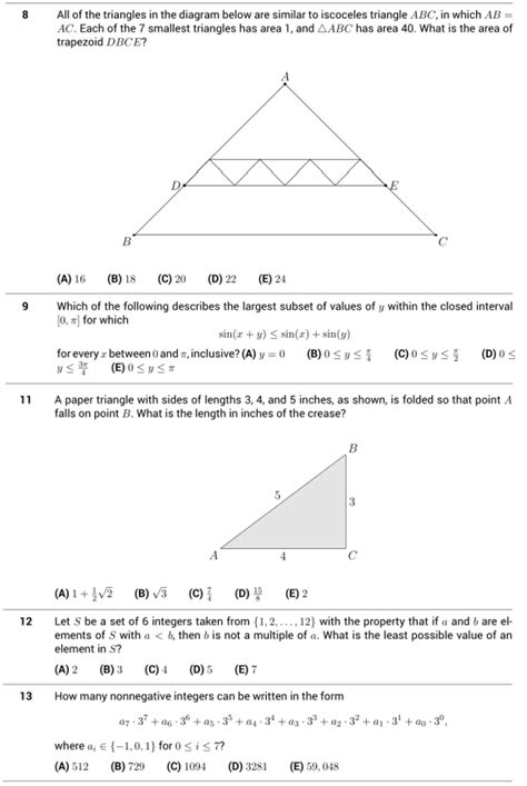 American Mathematics Competitions (AMC12) - A* Seeder Challenges——亚洲青少年国际学术竞赛中心