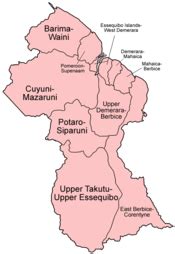 Regions of Guyana - Wikipedia, the free encyclopedia