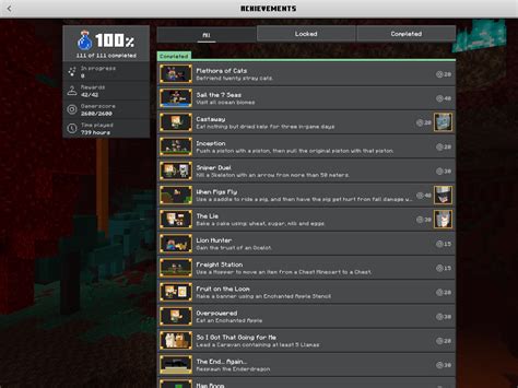 Yesterday I got all the achievements in Minecraft bedrock! : r/Minecraft