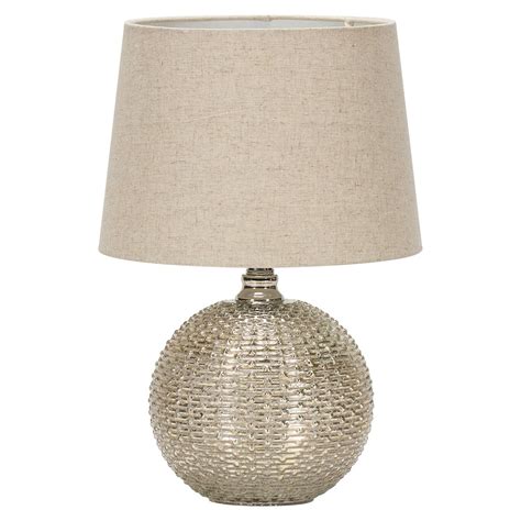 Ridged Globe Table Lamp | Table lamp, Lamp, Stylish table lamps