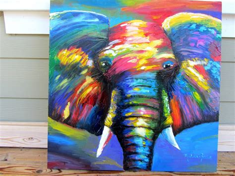 Elephant Paintings - Bing Images | Elephant painting, Unique art, Painting