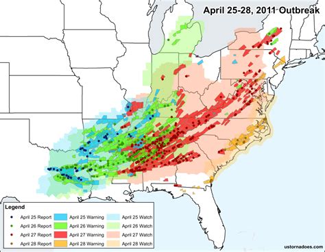 The 2011 Southern Tornado Outbreak In Numbers – The Science of the South