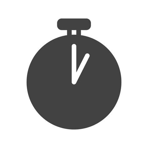 Timer Glyph Black Icon 8312262 Vector Art at Vecteezy