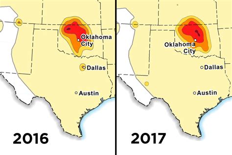 Fracking Earthquakes Map