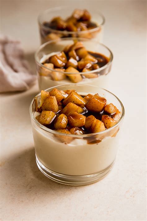 Dairy-Free Caramel Apple Vanilla Pudding - Unbound Wellness