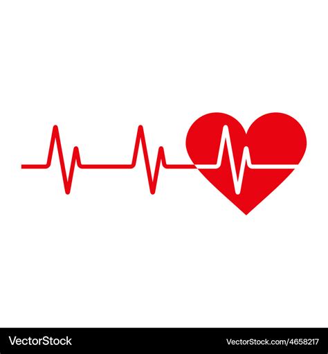 Heartbeat icon Royalty Free Vector Image - VectorStock