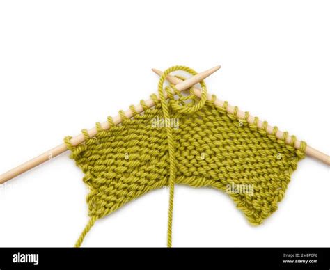 Example of reverse purl stitch Stock Photo - Alamy