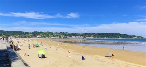 Hendaye Beach in the Pyrenees-Atlantiques Department and Nouvelle-Aquitaine Region of ...