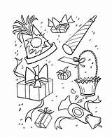 BlueBonkers  Kids Birthday Present Coloring Page Sheets Presents And sketch template
