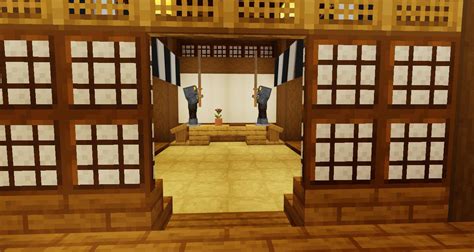 A picture of the interior of my Dojo : r/Minecraftbuilds