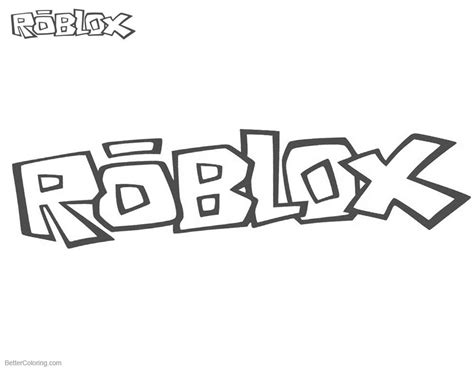 Roblox Characters Coloring Pages Logo printable for free | Coloring pages, Free printable ...