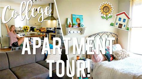 COLLEGE APARTMENT & DORM TOUR 2017 | UNC Charlotte - YouTube