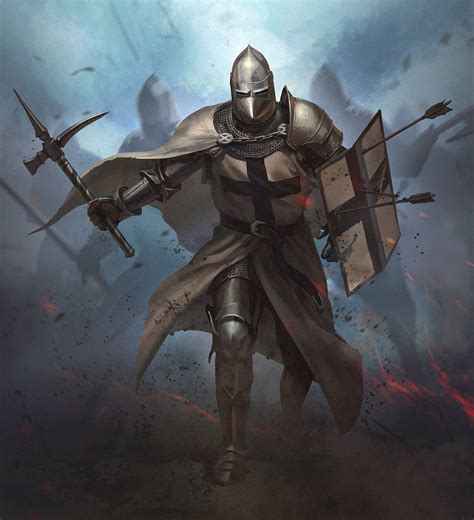 Templar Knight Drawing : Teutonic Knight By Hans Zimmer | Bodaqwasuaq