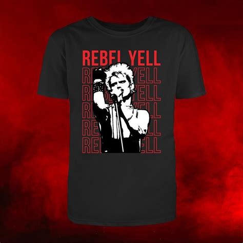 Vintage Billy Idol Rebel Yell T-shirt Unisex 1982 Punk Rock Glam Rock Rock N Roll Clothing Heavy ...